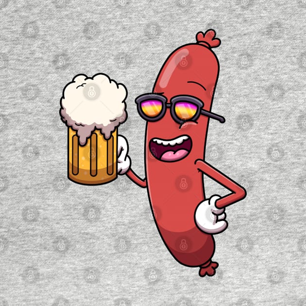 Cool Sausage With Beer by TheMaskedTooner